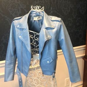 Zara Cropped Motorcycle Jacket